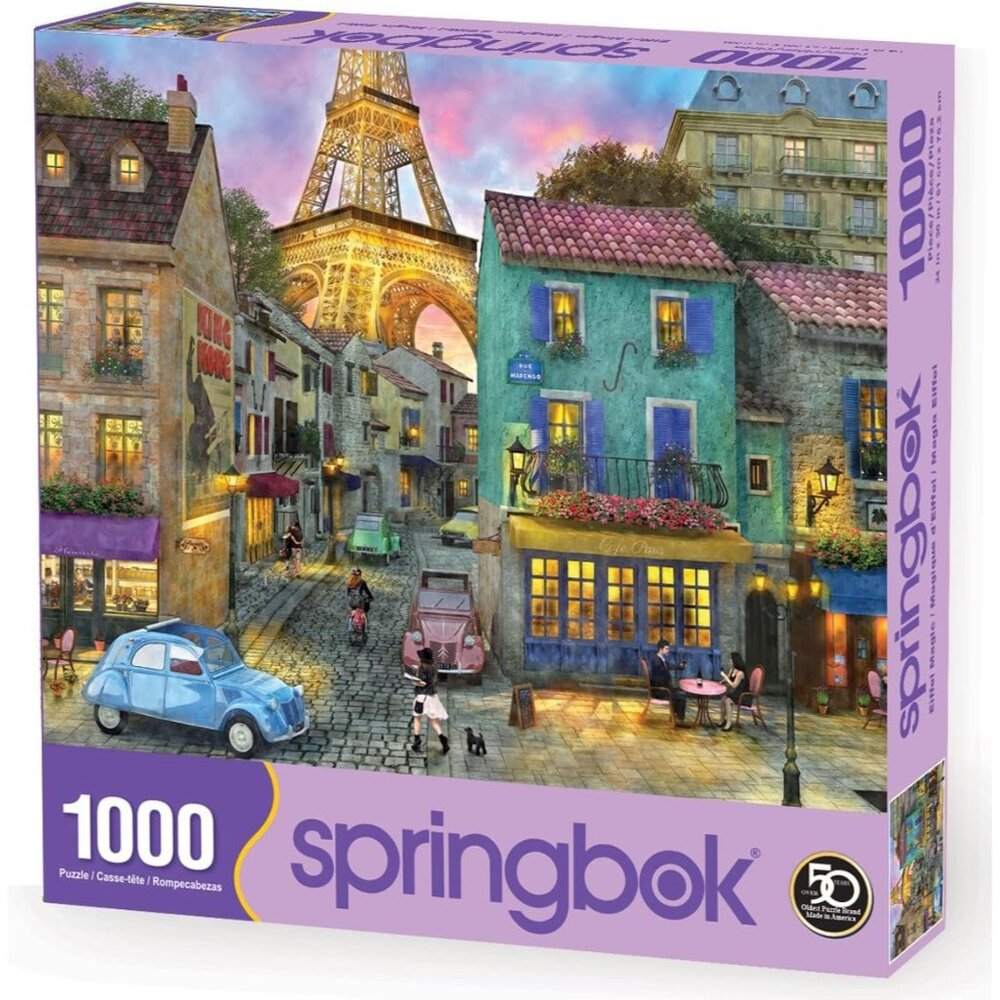 Springbok Puzzles Eiffel Magic 1000 Piece Jigsaw Puzzle 30" x 24" NEW SEALED